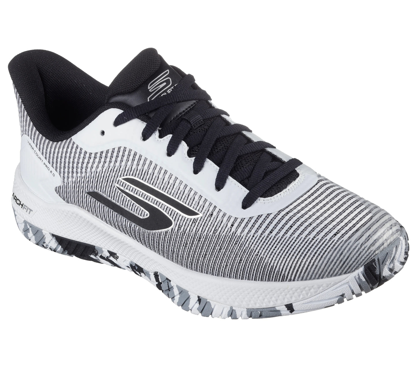 Skechers Viper Court Pro Sneakers 'White/Black' - Herresko