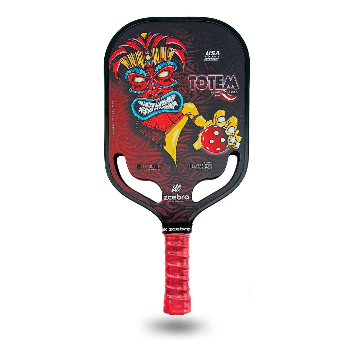 Zcebra Totem stream pickleball bat - Incl. neoprene cover