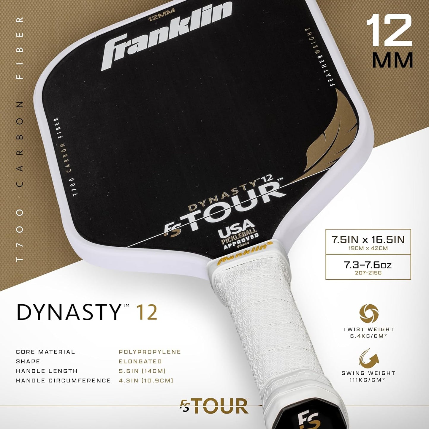 Franklin FS Tour Dynasty Feather 12 mm