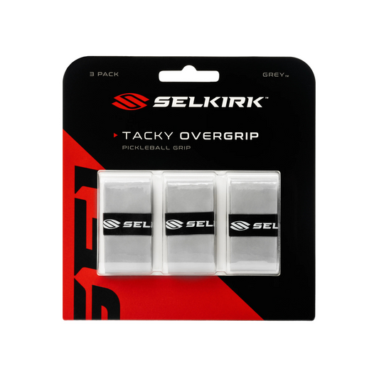 Selkirk Sport Tacky Pickleball Overgrip - 3 Pack Grey