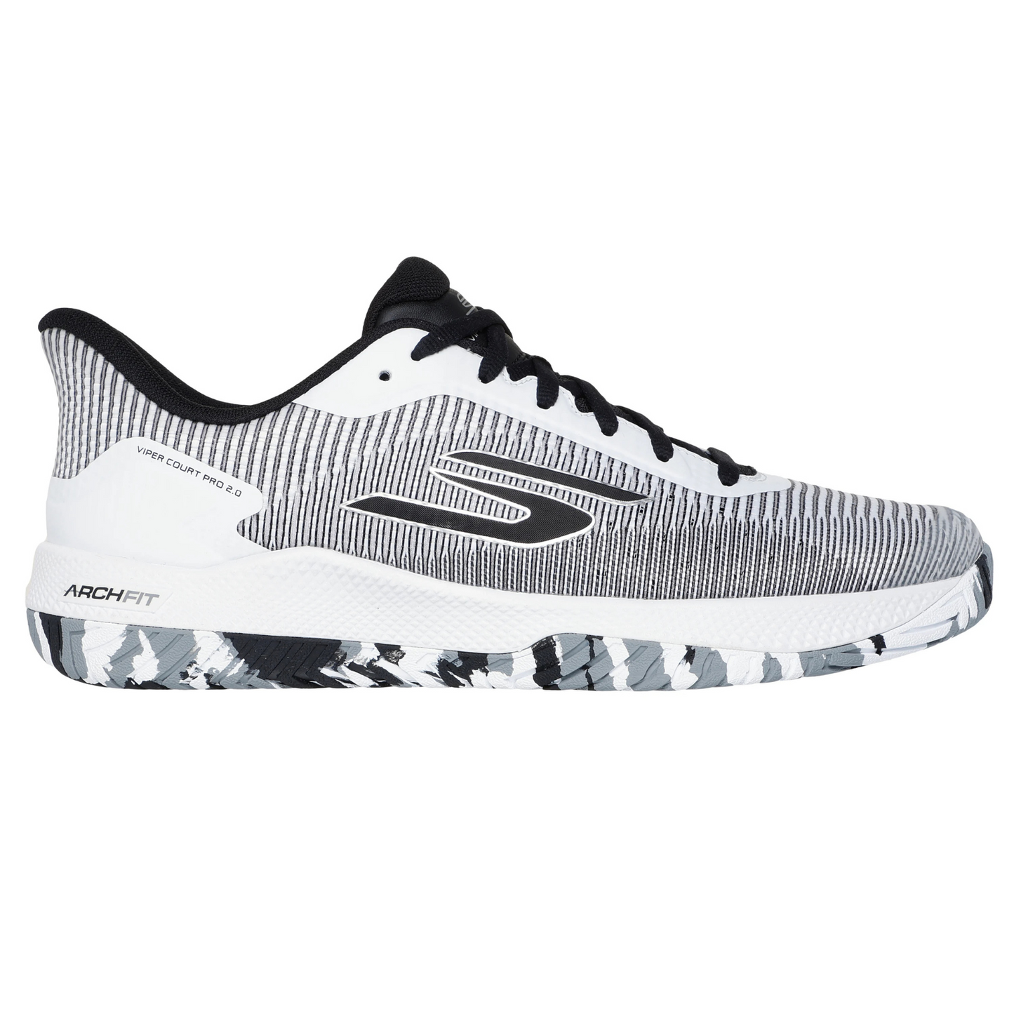 Skechers Viper Court Pro Sneakers 'White/Black' - Herresko