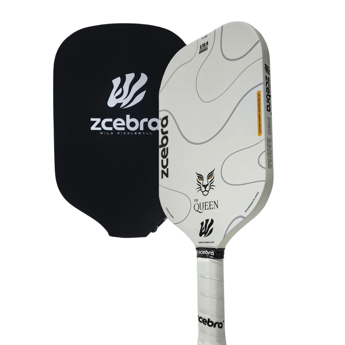 Zcebra The Queen pickleballbat - Incl. neopren cover