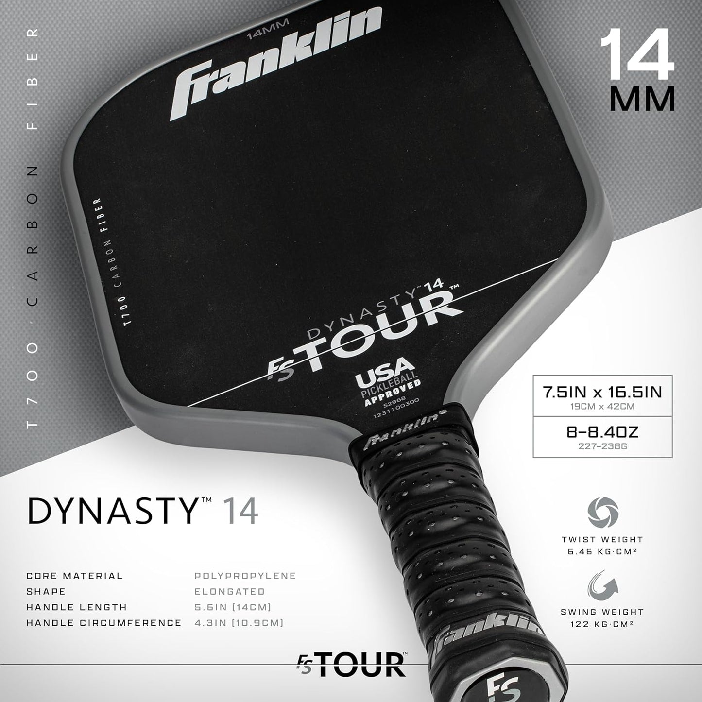 Franklin FS Tour Dynasty 14 mm - Grey