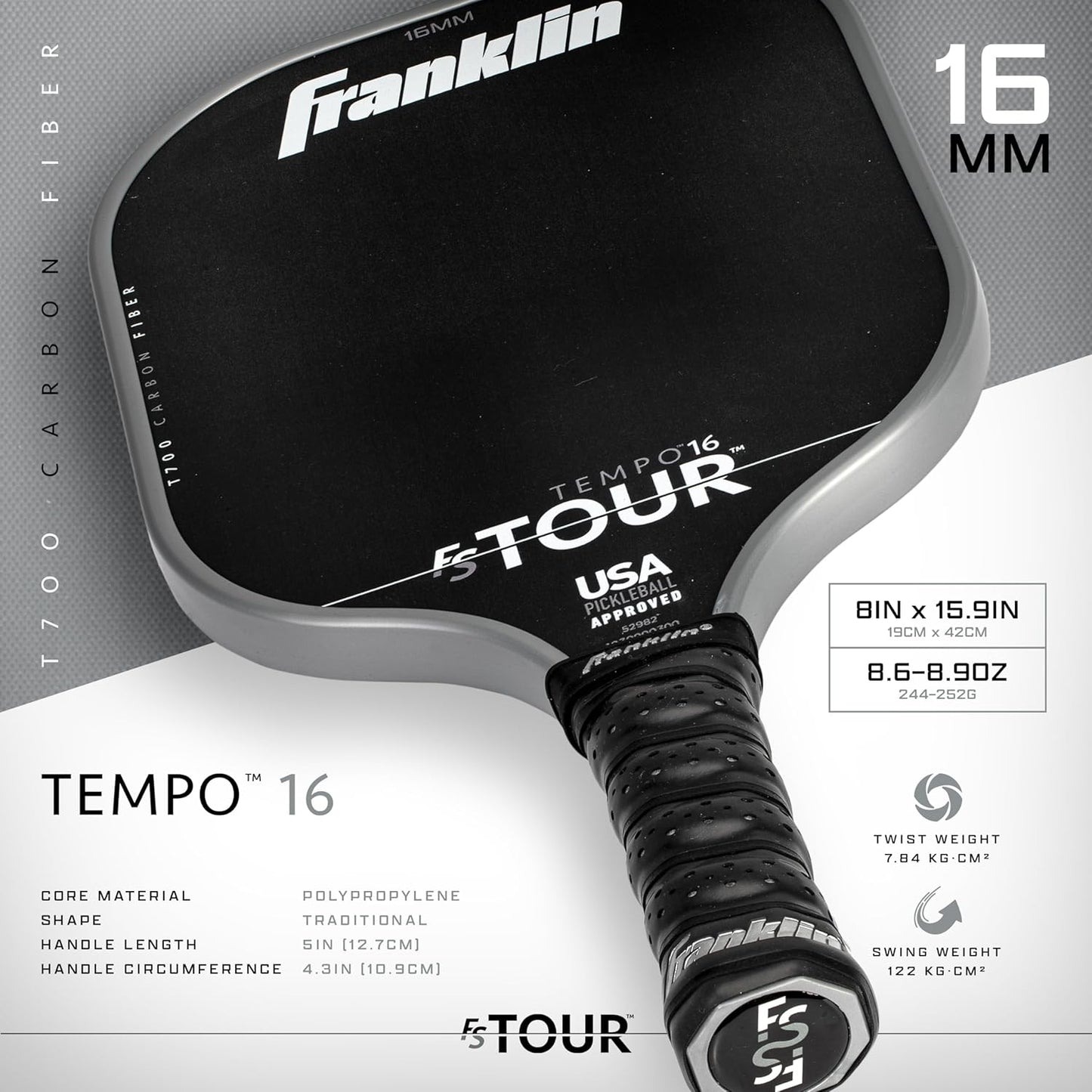 Franklin FS Tour Tempo 16 mm - Grey