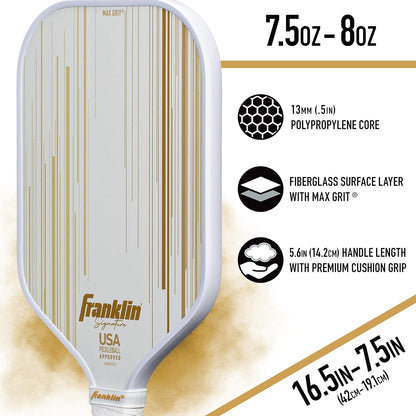 Franklin Signature Pro Series - White/gold